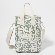 Sunnylife - Canvas Drinks Cooler Bag The Vacay Olive