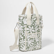 Sunnylife - Canvas Drinks Cooler Bag The Vacay Olive