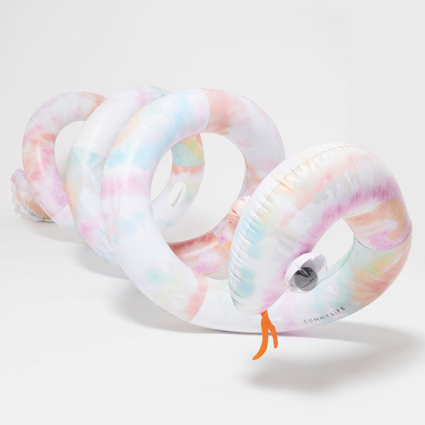 Sunnylife x ODC - Giant Inflatable Noodle Snake Tie Dye Multi