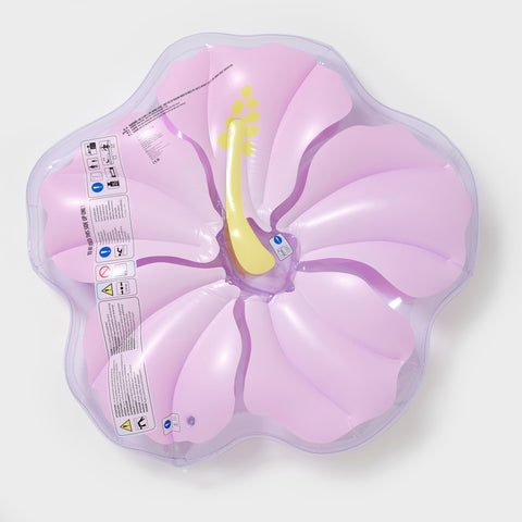 Sunnylife x ODC - Luxe Lie-On Float Hibiscus Pastel Lilac