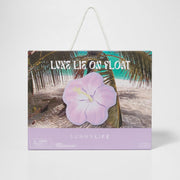 Sunnylife x ODC - Luxe Lie-On Float Hibiscus Pastel Lilac