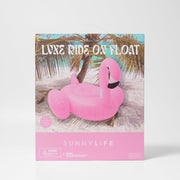 Sunnylife - Luxe Ride-On Float Rosie the Flamingo Bubblegum Pink