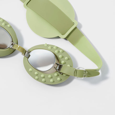 Sunnylife x ODC - Kids Swim Goggles Cookie the Croc Khaki