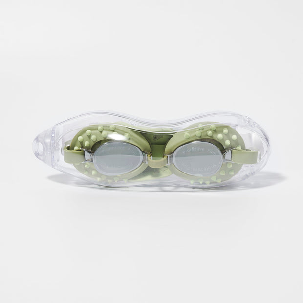 Sunnylife x ODC - Kids Swim Goggles Cookie the Croc Khaki