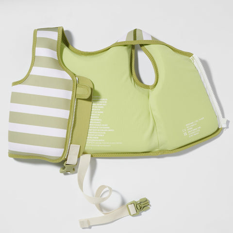 Sunnylife x ODC - Kids Swim Vest 2-3 Into the Wild Khaki