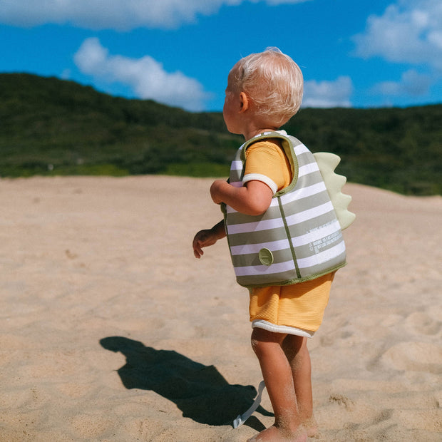 Sunnylife x ODC - Kids Swim Vest 2-3 Into the Wild Khaki