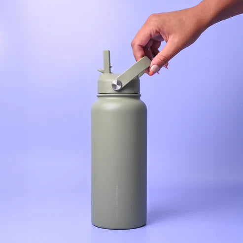 Sage + Cooper - The Classic 1 Litre Drink Bottle in Olive