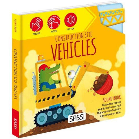 Sassi - Sound Book - Construction Site Vehicles