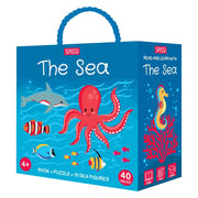 Sassi - 3D Puzzle and Book Set - The Sea (40 pcs)