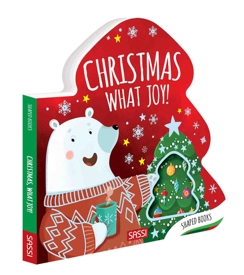 Sassi - Shaped Board Book - Christmas, What Joy!