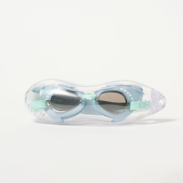 Sunnylife - Mini Swim Goggles Salty the Shark Aqua