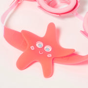 Sunnylife - Mini Swim Goggles Melody the Mermaid Neon Strawberry