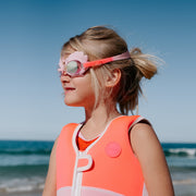 Sunnylife - Mini Swim Goggles Melody the Mermaid Neon Strawberry