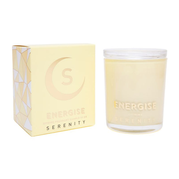 Serenity - 300g Energise Candle - Citrine Fragrant Candle