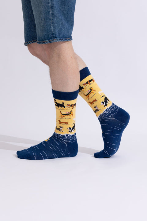 Spencer Flynn - “Beach B*tches" - Men’s Crew Socks