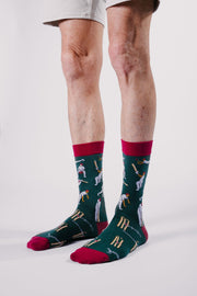 Spencer Flynn - Cricket - "Knocked For Sox" - Men’s Crew Socks