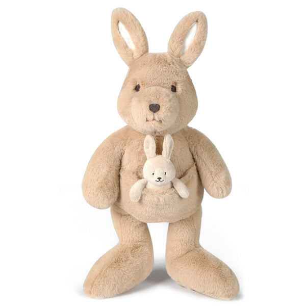 O.B Designs - Kip Kangaroo (Angora) Soft Toy