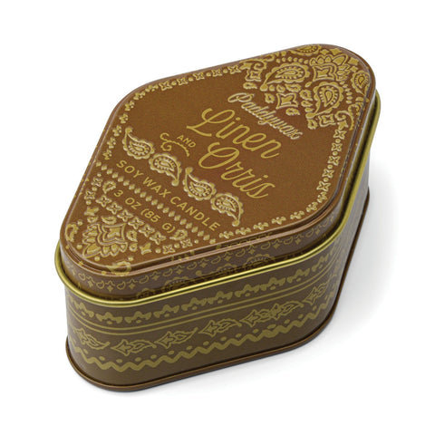 Paddywax - Station 3.5oz/99g Printed Tin - Linen & Orris