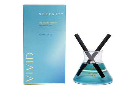 Serenity - Vivid 200ml Diffuser - Sea Island Cotton
