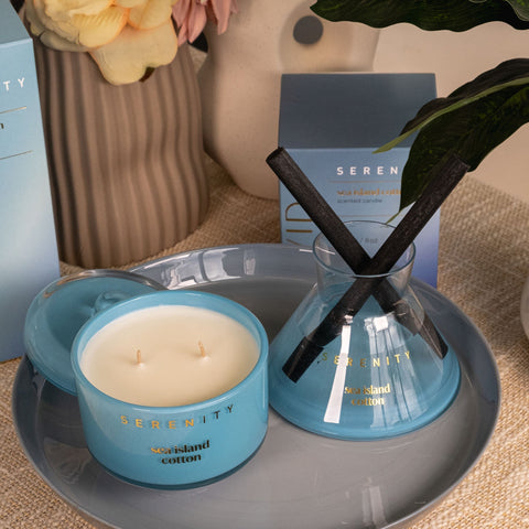 Serenity - Vivid 200ml Diffuser - Sea Island Cotton