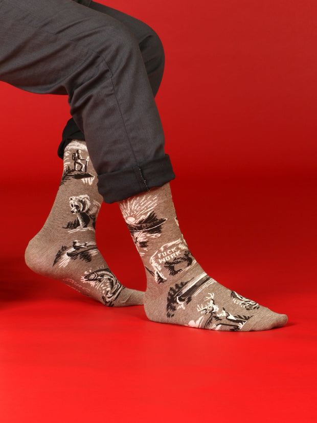 Blue Q - F Work Men's Crew Socks