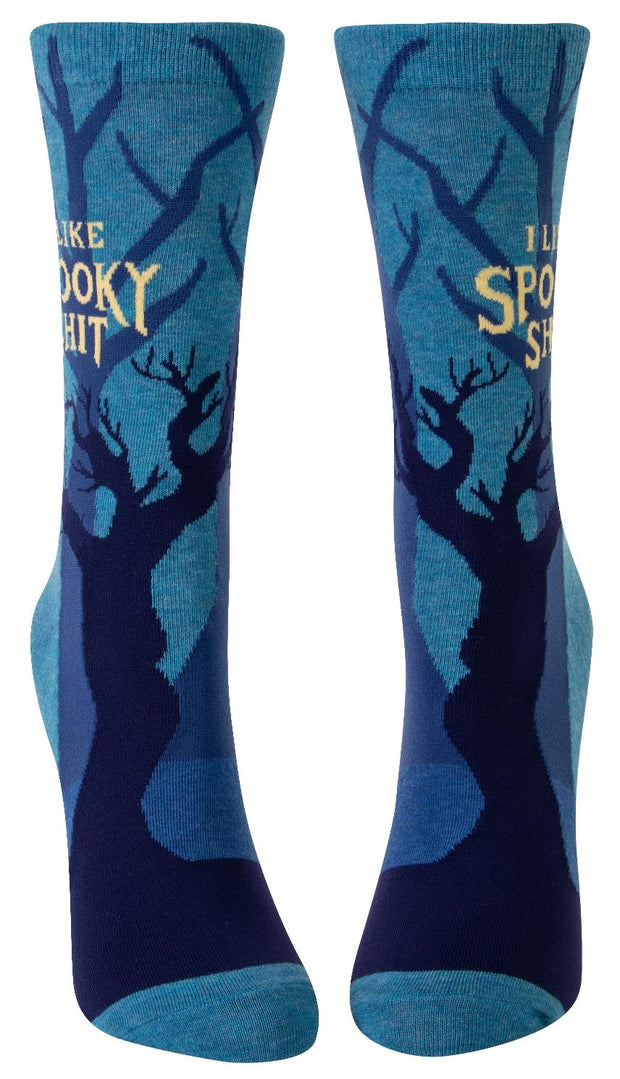 Blue Q - I Like Spooky Sh*t - Women’s Crew Socks