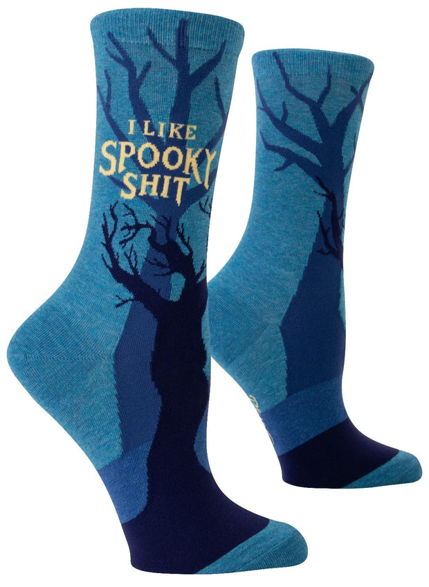 Blue Q - I Like Spooky Sh*t - Women’s Crew Socks