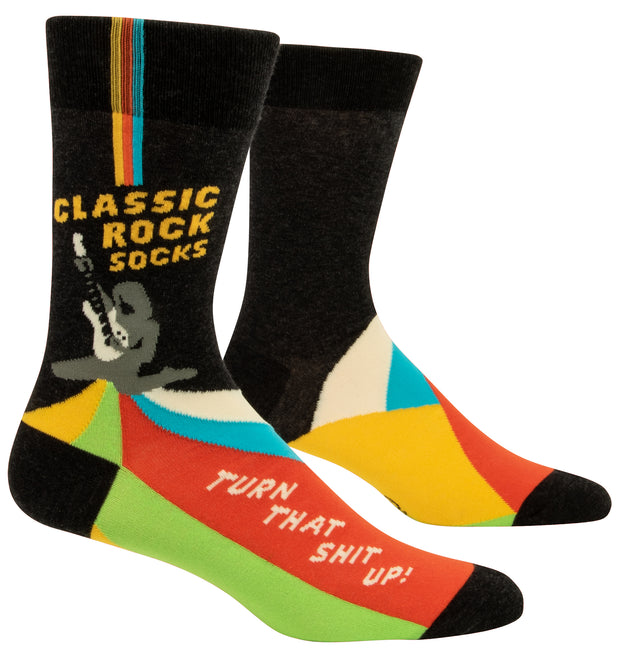 Blue Q - Classic Rock - Men’s Crew Socks