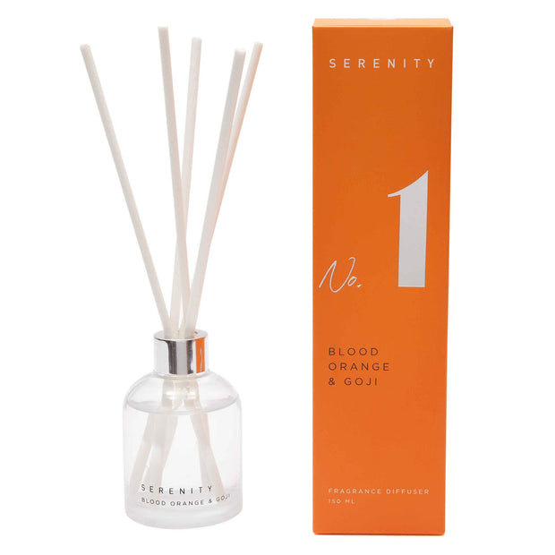 Serenity - 150ml Aromatic Diffuser - No.1 150ml Blood Orange & Goji