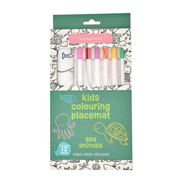 Annabel Trends - Silicone Colouring Mat - Sea Animals