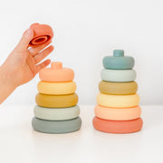 O.B Designs - Silicone Stacker Tower - Blueberry