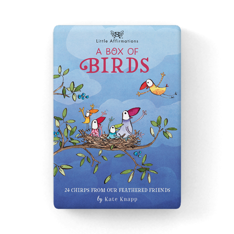 Little Affirmations Box - Twigseeds A Box of Birds with Stand