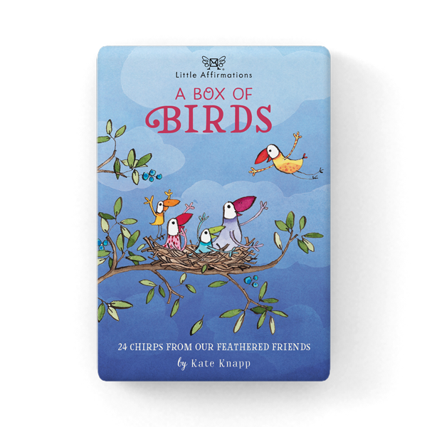 Little Affirmations Box - Twigseeds A Box of Birds with Stand