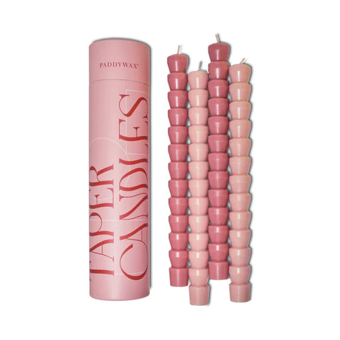 Paddywax - Taper Candle - Set of 4 - Pink & Blush