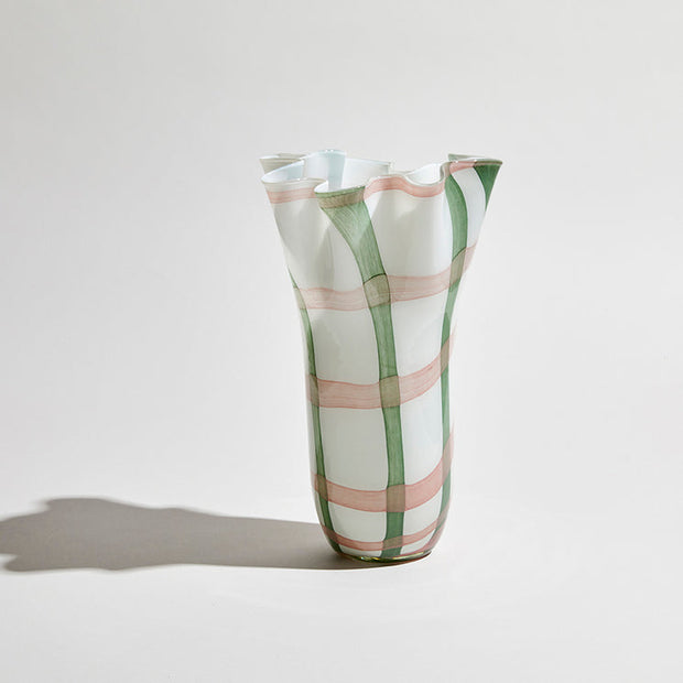Ben David - Vivid Solid Tall Glass Vase - Emerald