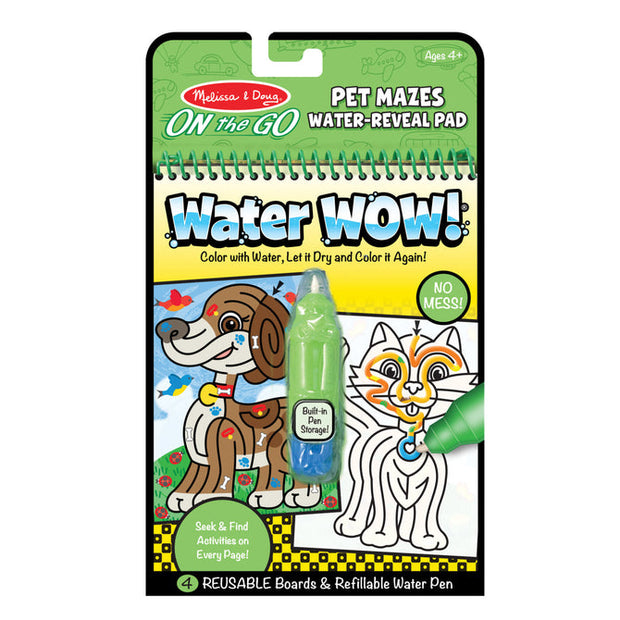 Melissa & Doug - Water Wow! Pet Mazes - On the Go Travel Activity