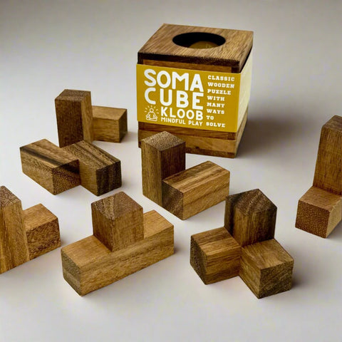 Kloob - Wooden Puzzle - Soma Cube Medium