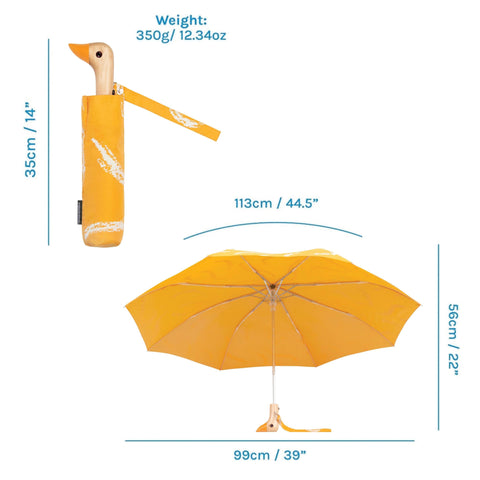 Duck Umbrella Compact - Saffron Brush