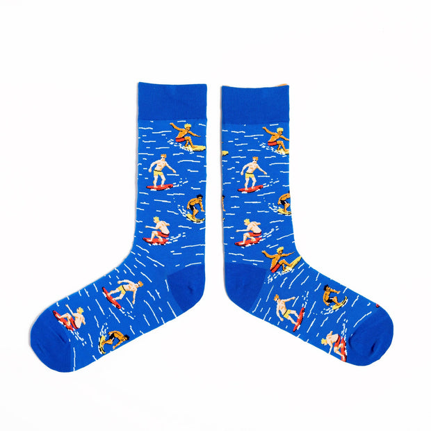 Spencer Flynn - Surf N' Turf - Men's Crew Socks