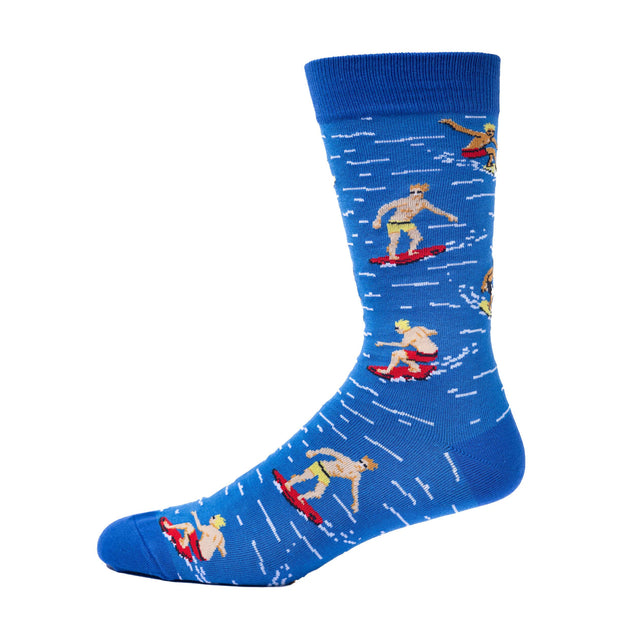 Spencer Flynn - Surf N' Turf - Men's Crew Socks