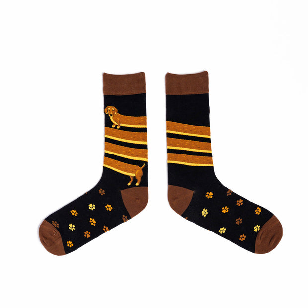 Spencer Flynn - Spiralling Sausage Men's Crew Socks