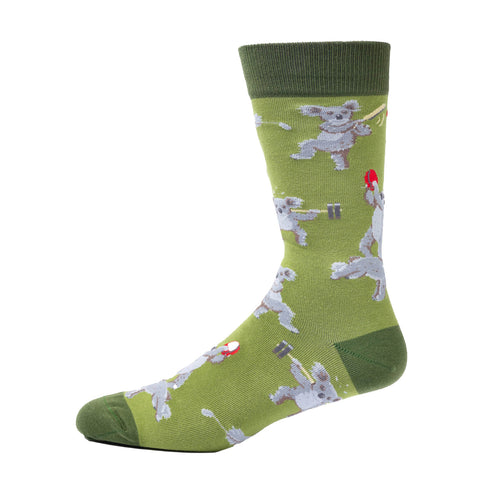 Spencer Flynn - Overkoalified - Men's Crew Socks