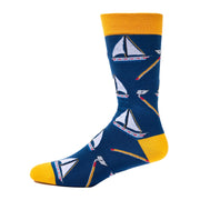 Spencer Flynn - Hoes And Boats - Men's Crew Socks