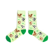 Spencer Flynn - Cottonfield Cows - Women's Crew Socks