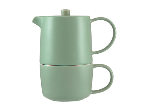 Maxwell & Williams - Cafe Life -Tea for One With Infuser Gift Boxed (Seafoam)