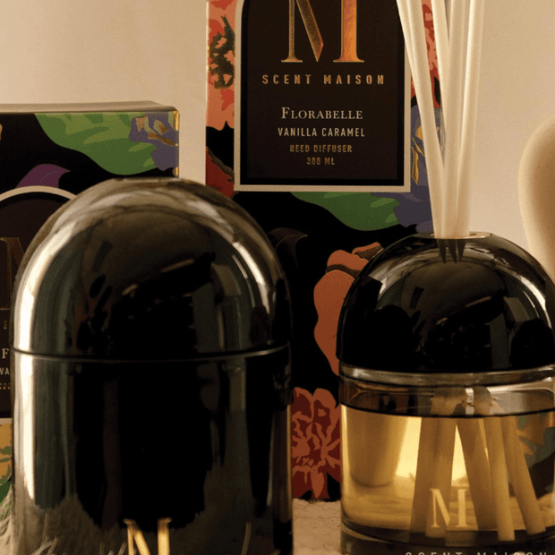 Scent Maison - 300ml Reed Diffuser – Vanilla Caramel