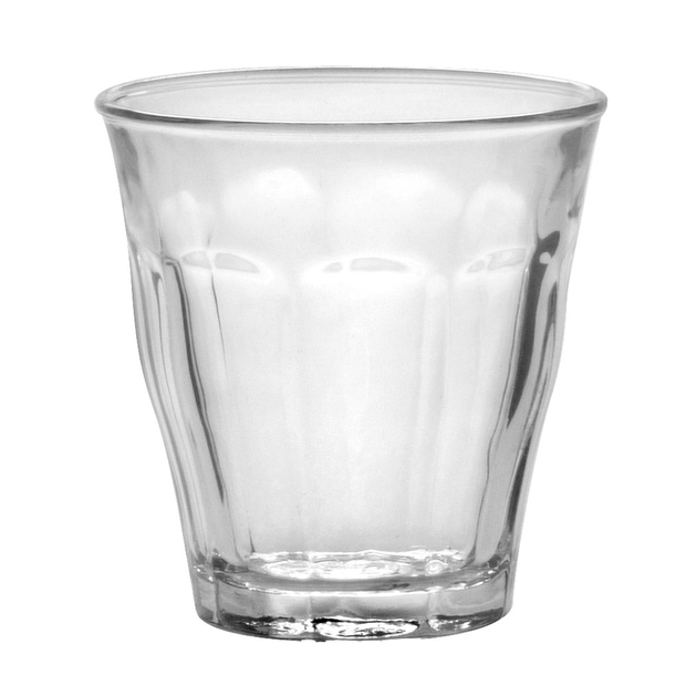 Duralex - Set of 6 Picardie Clear Glass Tumbler - 250 ml