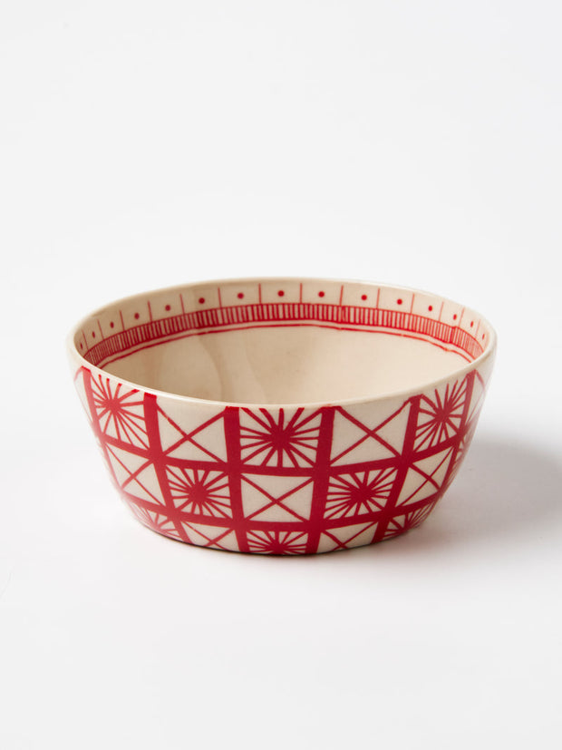 Jones & Co. - Caravan Snack Bowl Ruby