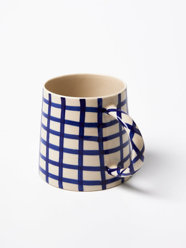 Jones & Co. - Larder Check Mug Navy