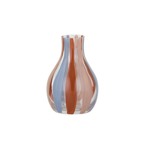 Coast To Coast Home - LouLou Glass Vase - Nude/Blue